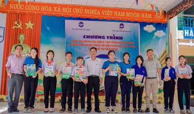 Chương Trình Xe Thư Viện Lưu Động 2025 – Mang Tri Thức Về Với Trường THCS Phước Tín