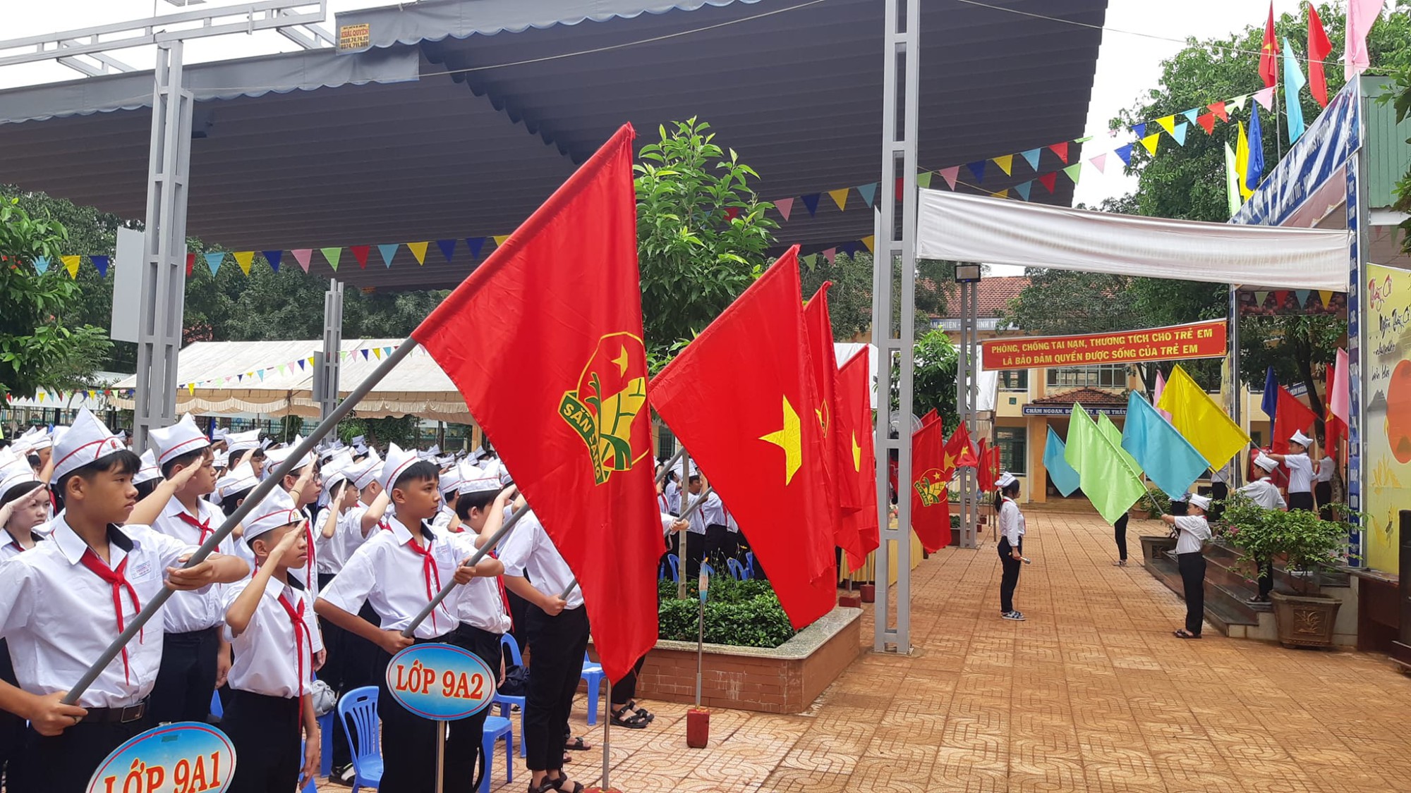 Trường THCS Phước Tín chào mừng năm học mới 2024-2025