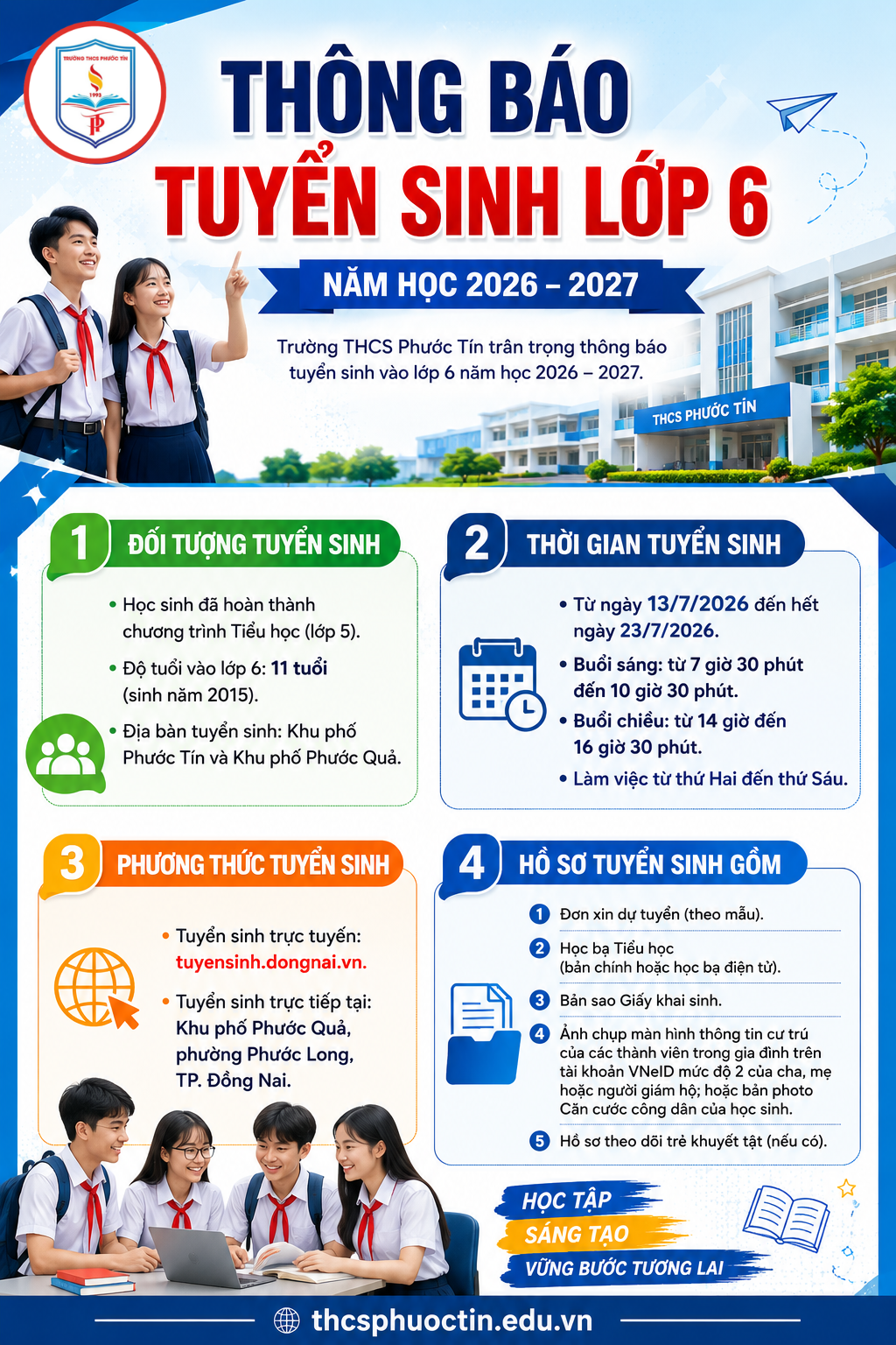 thong bao tuyen sinh 2026